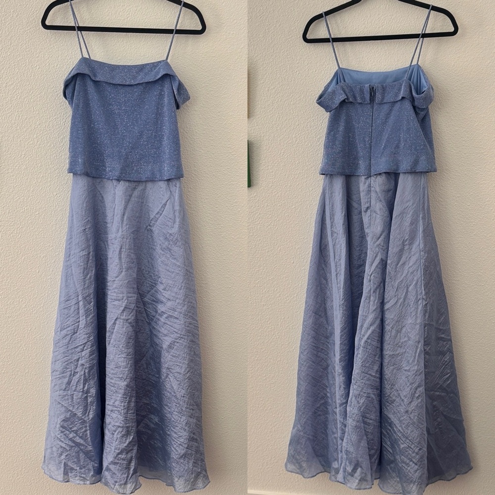 Vintage Arianna By Rachel Kay Long Formal Dress Metallic Size XS USA Prom Mother